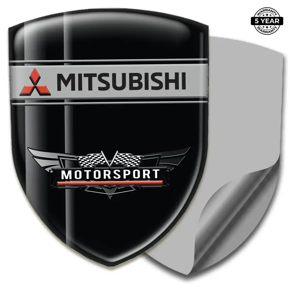 Mitsubishi Domed Logo Sticker Noble Edition