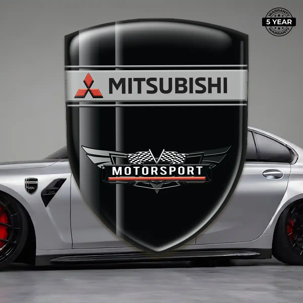 Mitsubishi Domed Logo Sticker Noble Edition