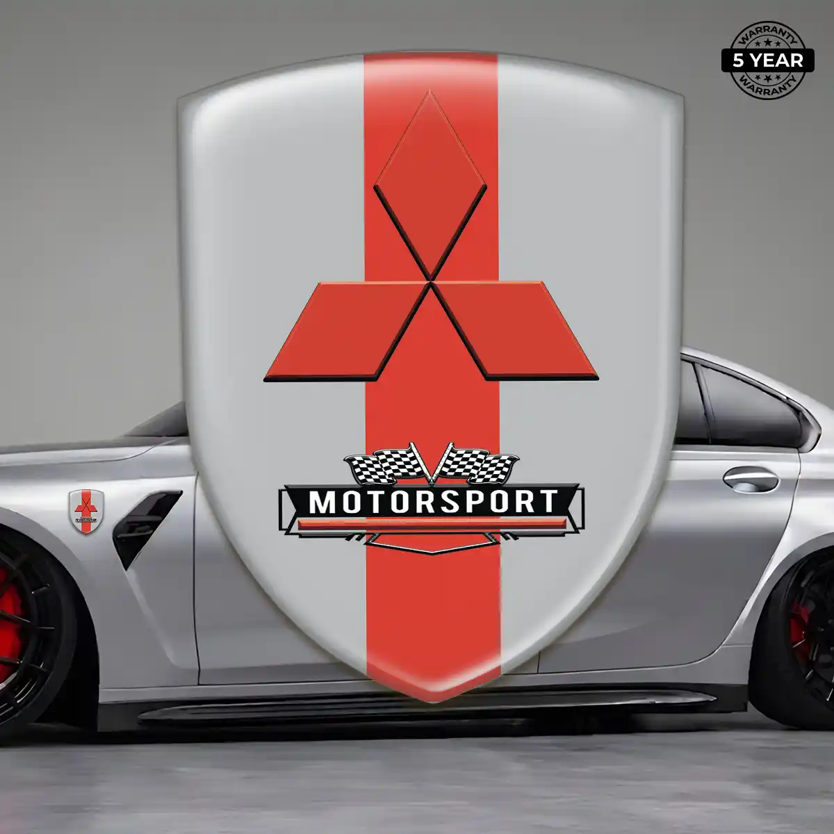 Mitsubishi Domed Logo Sticker Prestige Line