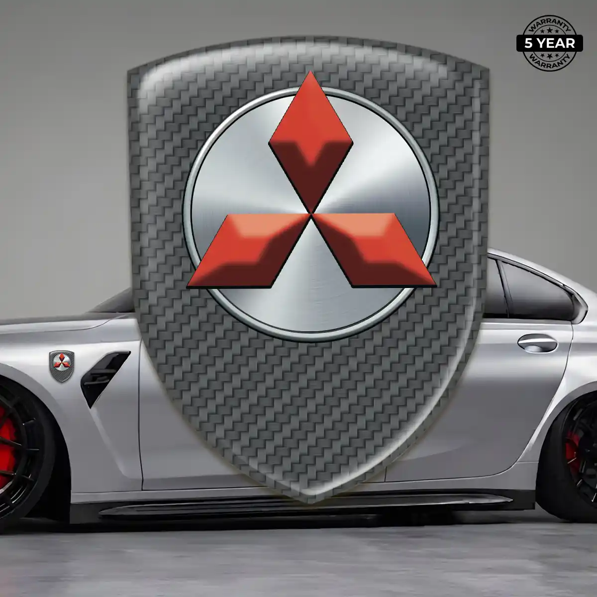 Mitsubishi Emblem Badge Elite Finish