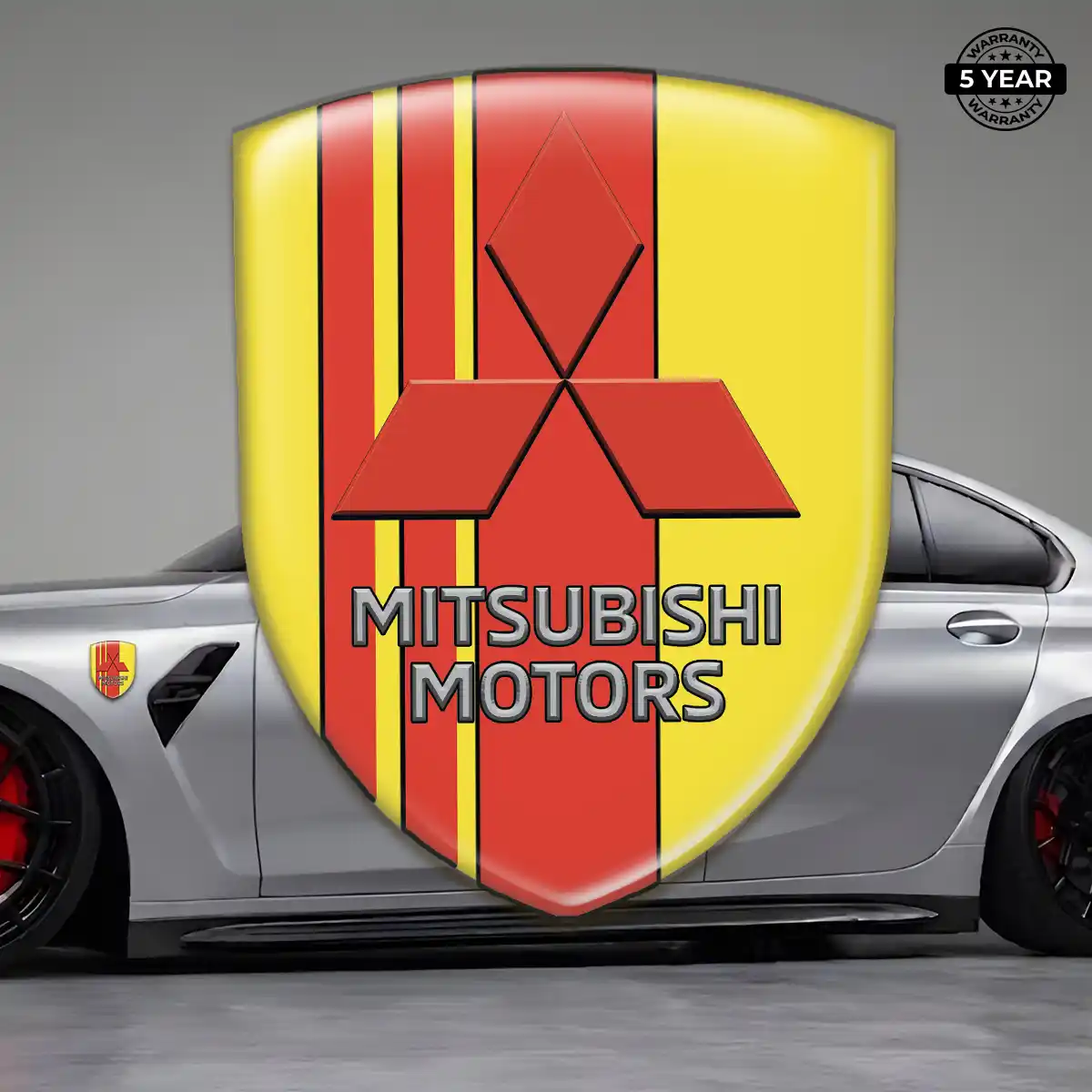 Mitsubishi Emblem Badge Logo Deluxe Edition