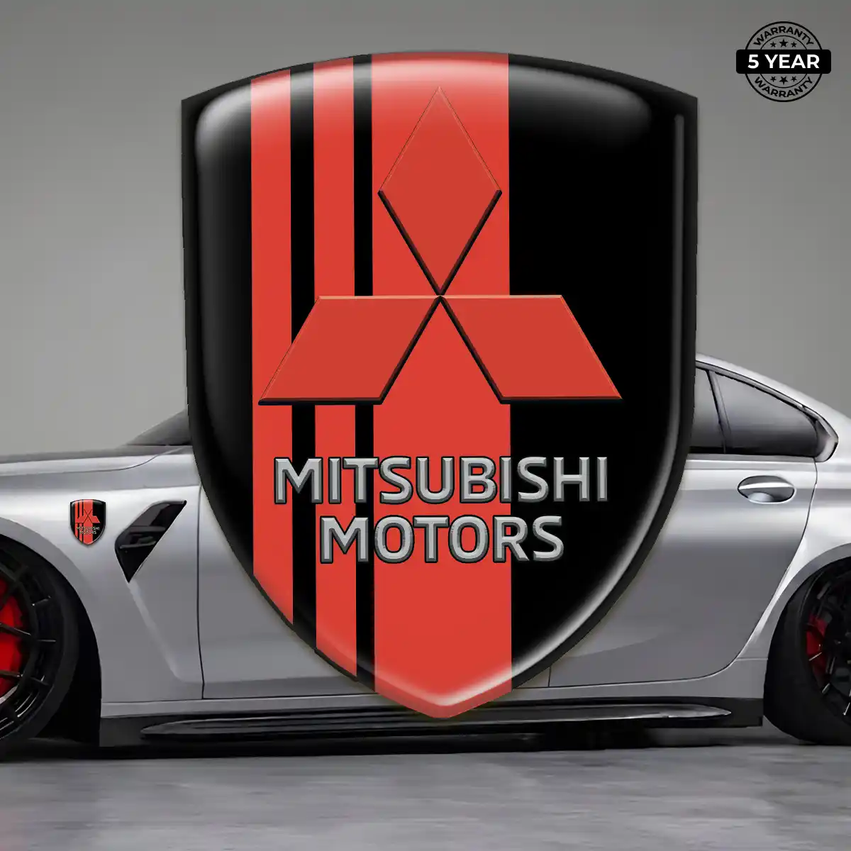 Mitsubishi Emblem Badge Logo Elite Edition