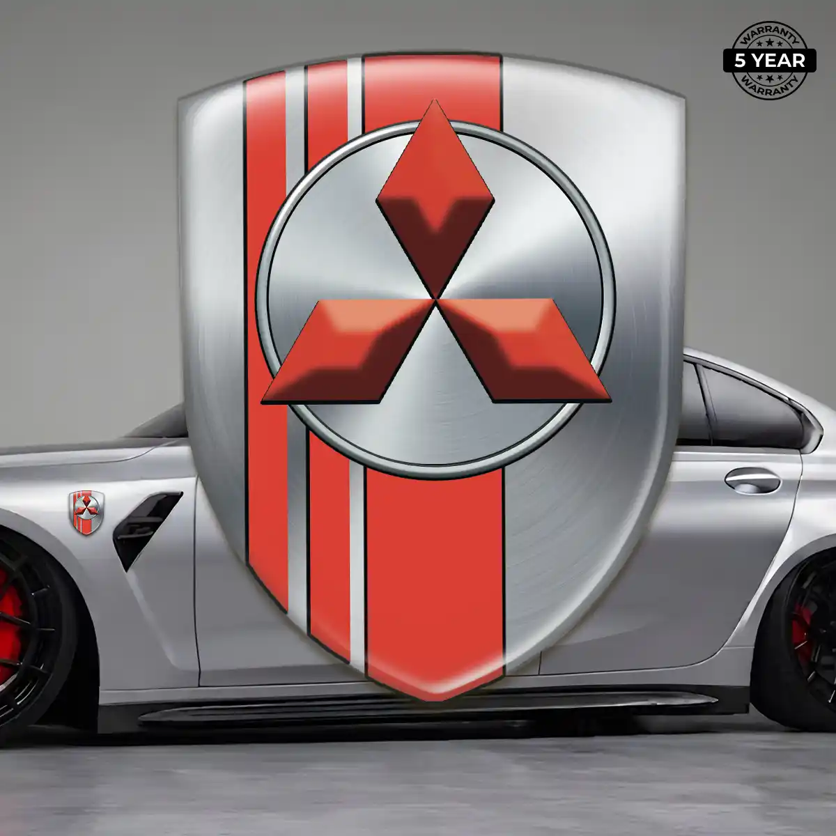 Mitsubishi Emblem Badge Logo Prestige Line
