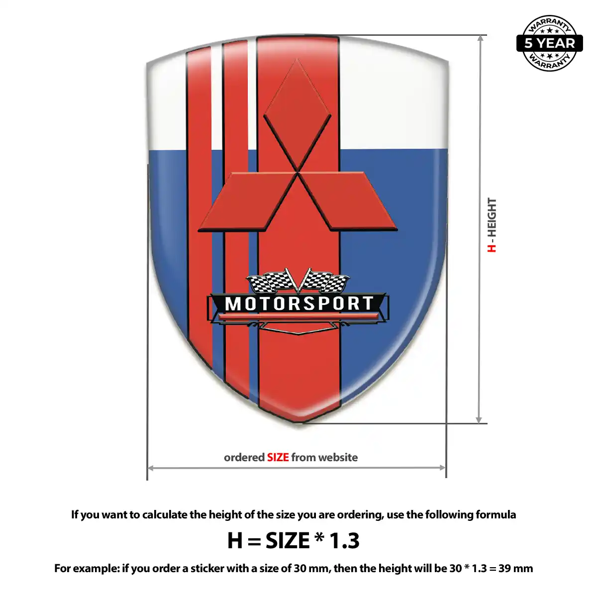 Mitsubishi Emblem Badge Logo Superior Craft
