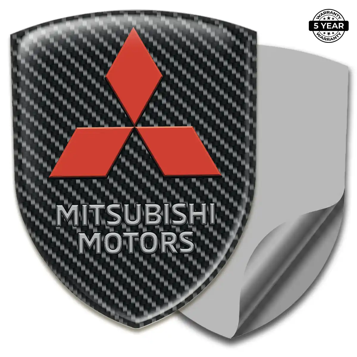 Mitsubishi Emblem Badge Prestige Line