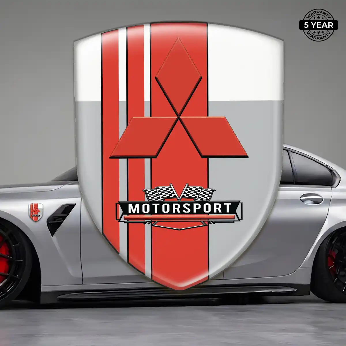 Mitsubishi Emblem Badge Refined Design