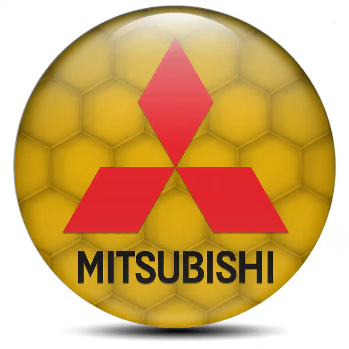 Mitsubishi Emblem Center Hup Cap Sleek Style