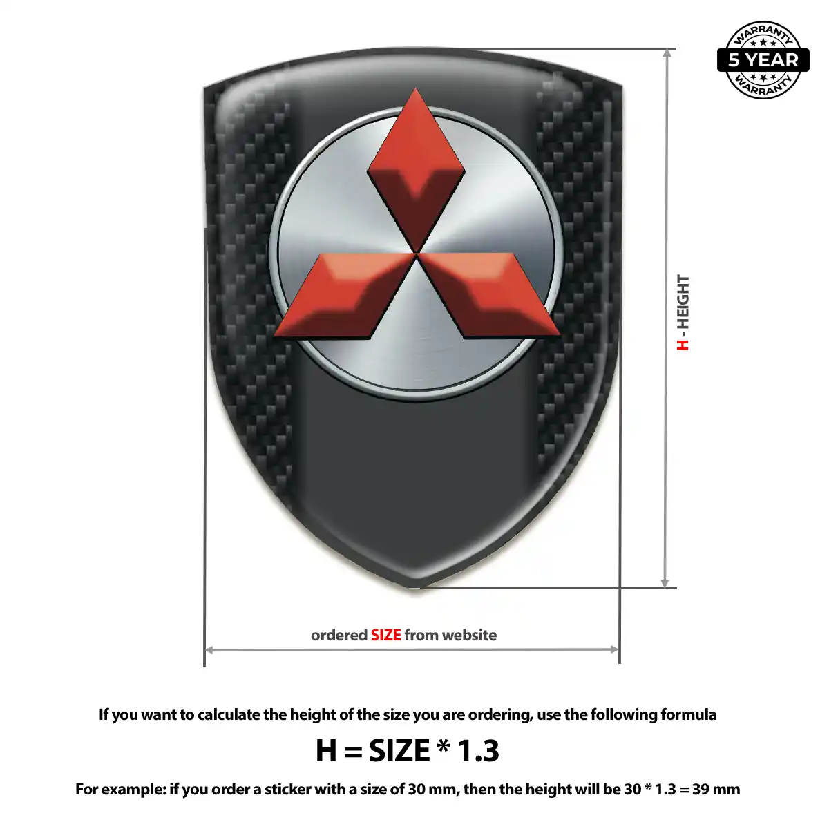 Mitsubishi Emblem Crest Elite Edition