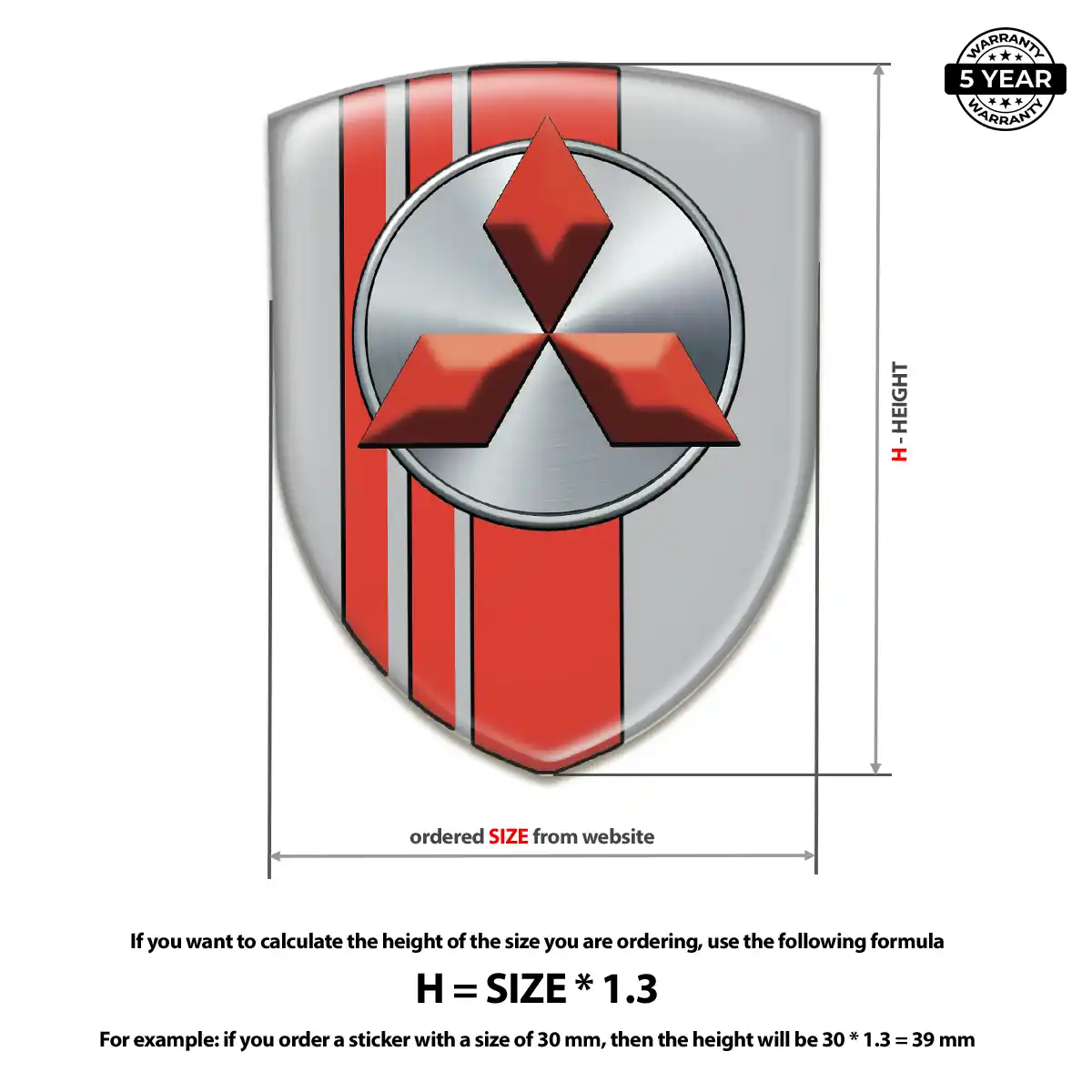 Mitsubishi Emblem Crest Signature Grade