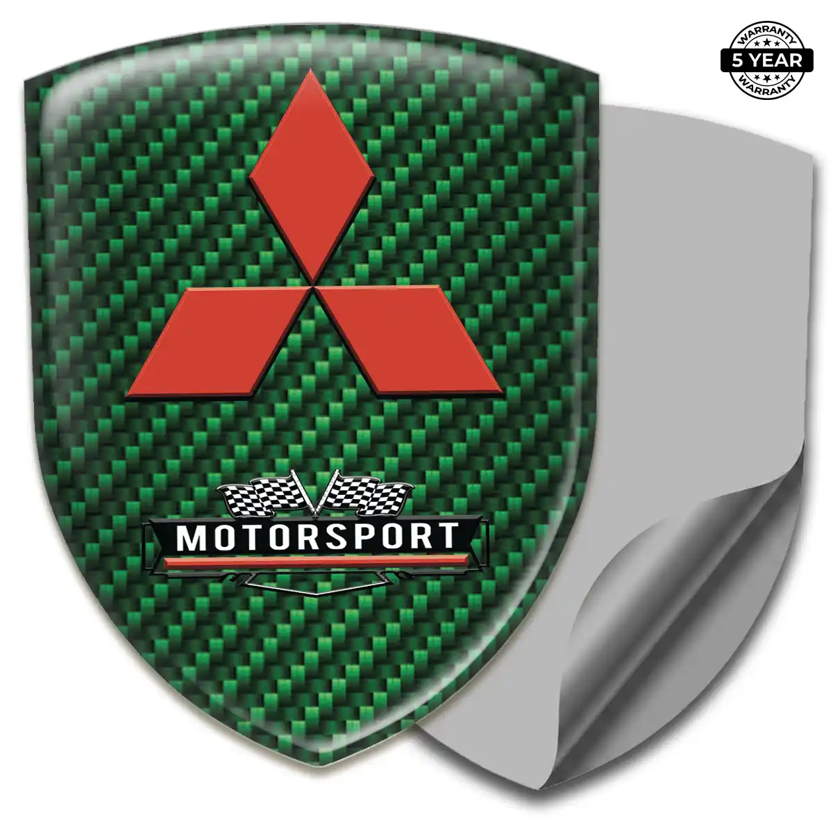 Mitsubishi Emblem Domed Badge Elite Edition