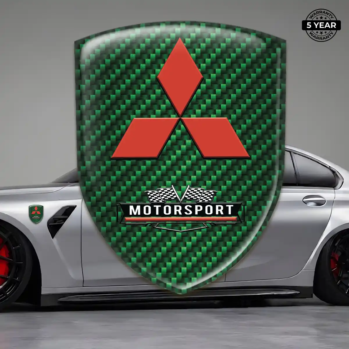 Mitsubishi Emblem Domed Badge Elite Edition