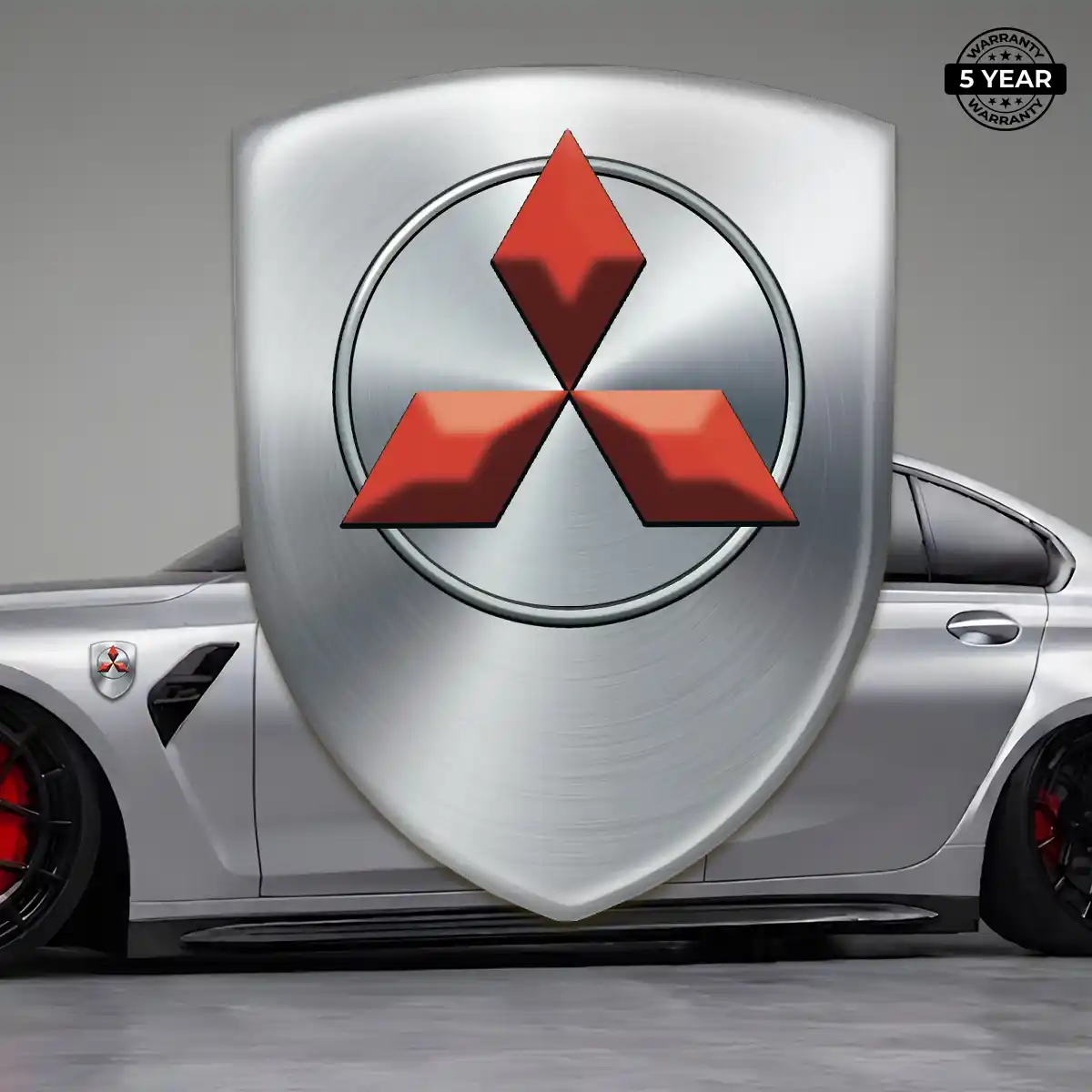 Mitsubishi Emblem Domed Badge Noble Edition