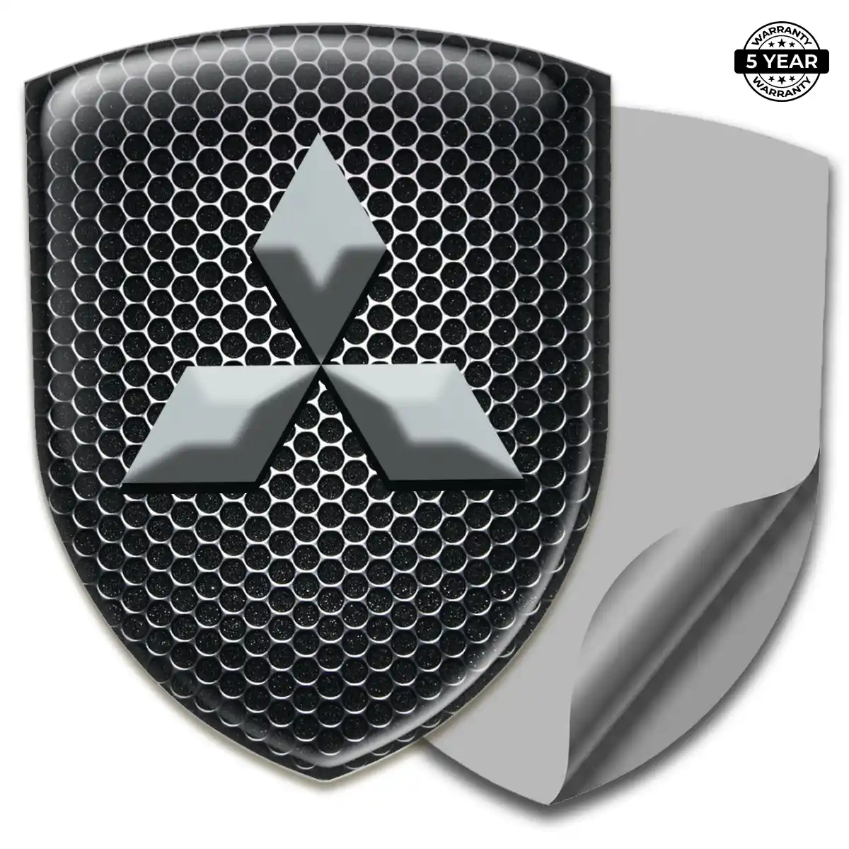 Mitsubishi Emblem Domed Badge Opulent Line