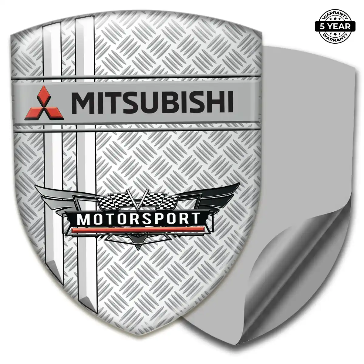 Mitsubishi Emblem Domed Badge Prestige Line