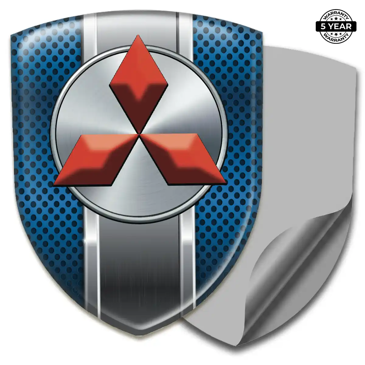 Mitsubishi Emblem Domed Badge Prime Quality