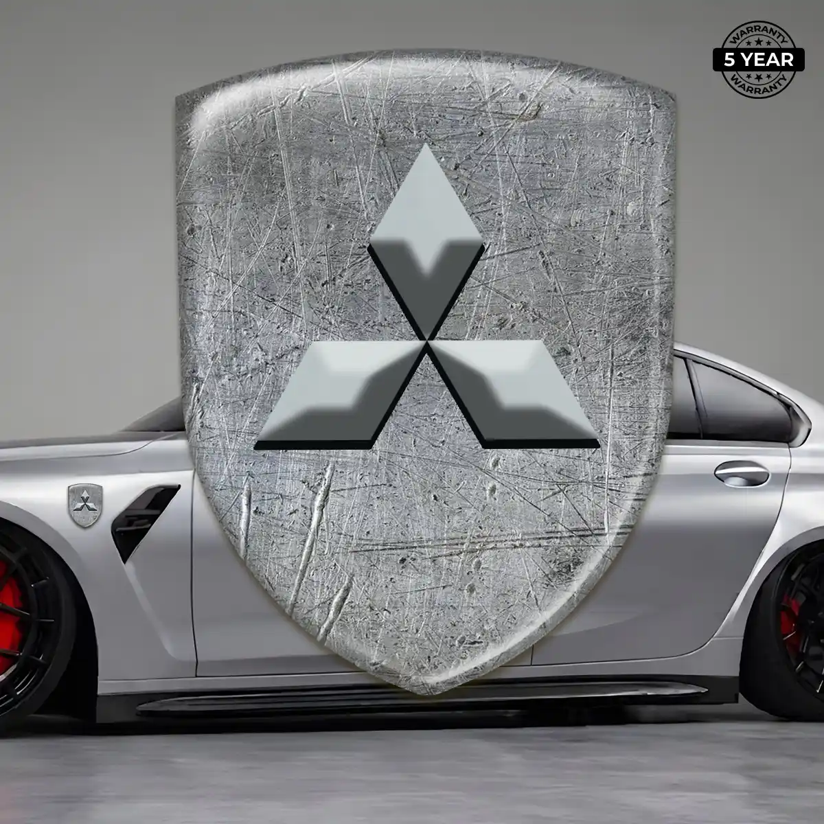 Mitsubishi Emblem Domed Badge Superior Craft