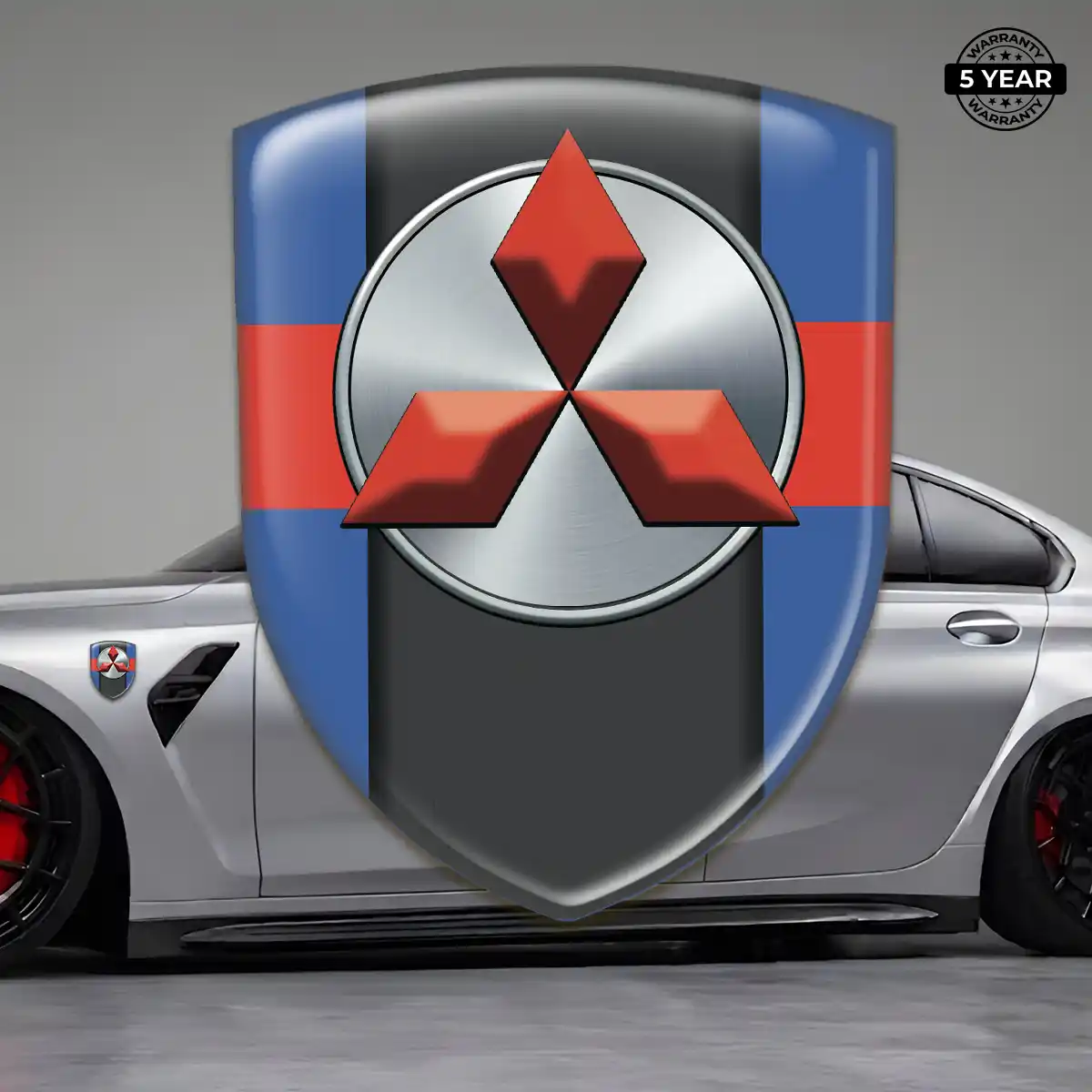 Mitsubishi Emblem Logo Badge Deluxe Edition