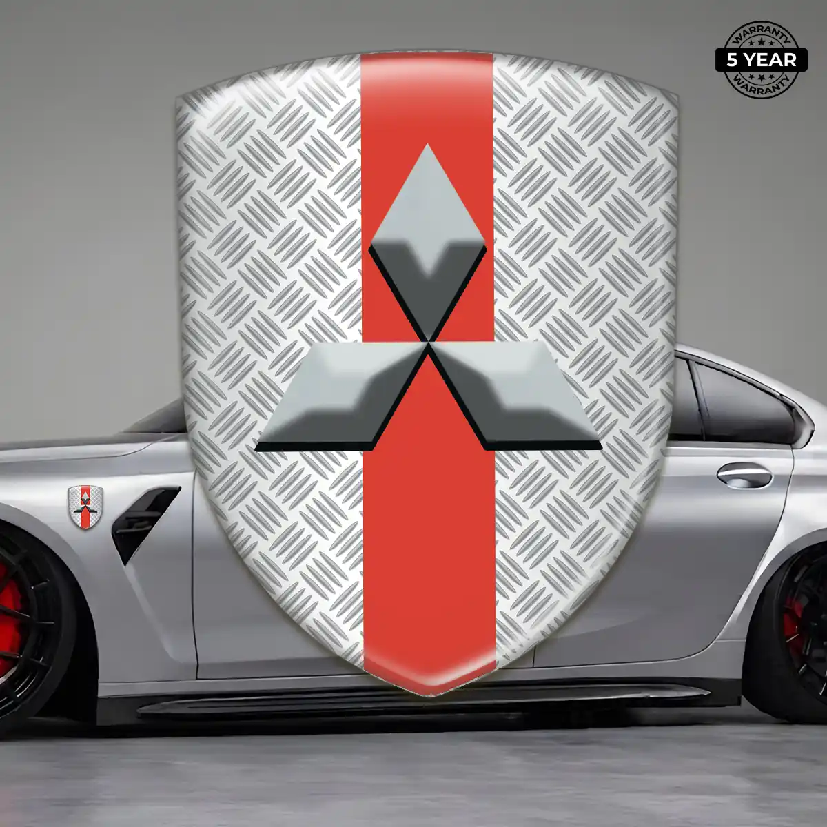 Mitsubishi Emblem Logo Badge Elite Finish