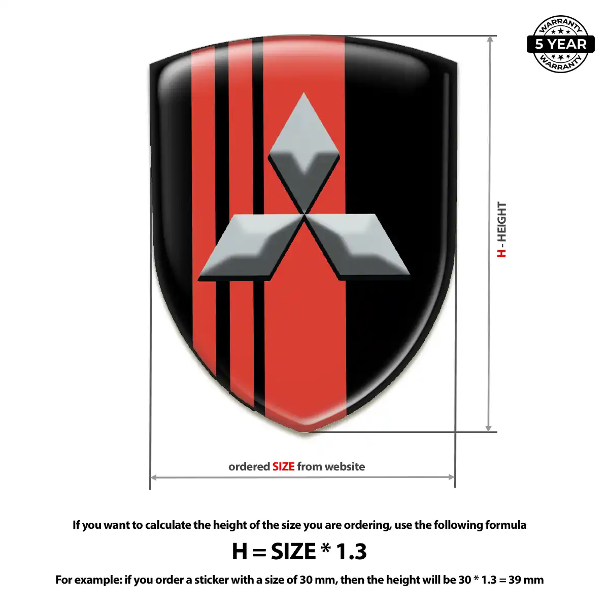 Mitsubishi Emblem Logo Badge Prime Quality