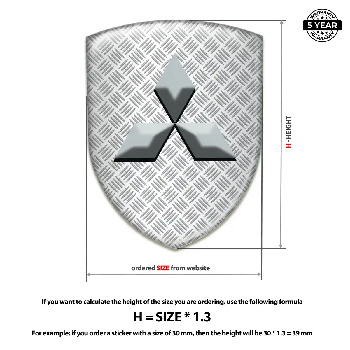 Mitsubishi Emblem Logo Badge Refined Design