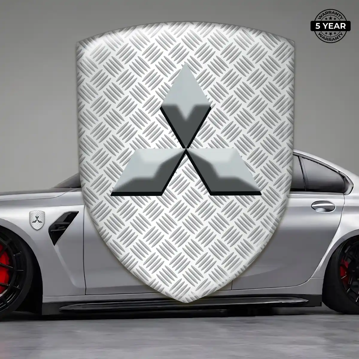 Mitsubishi Emblem Logo Badge Refined Design