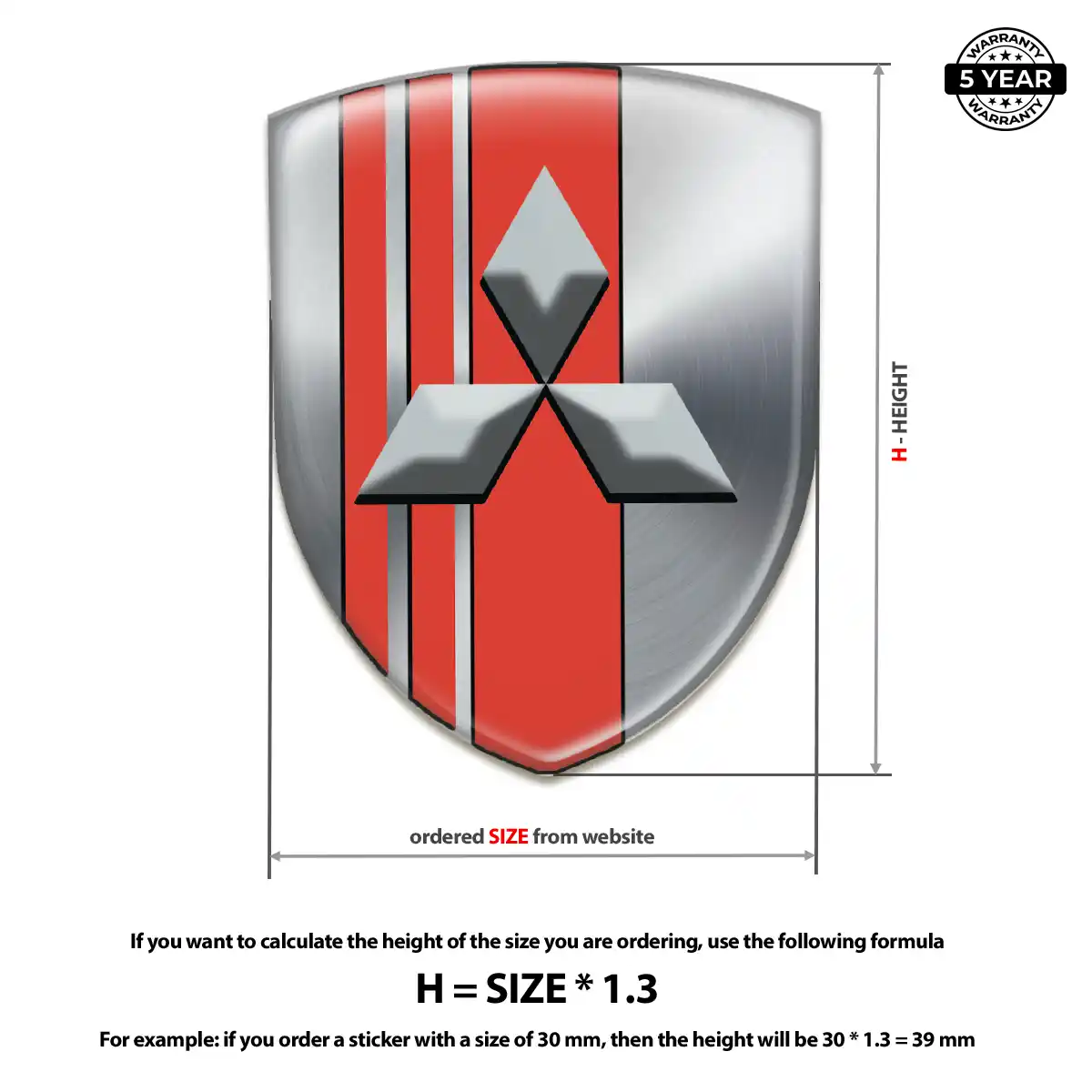 Mitsubishi Emblem Logo Badge Signature Grade