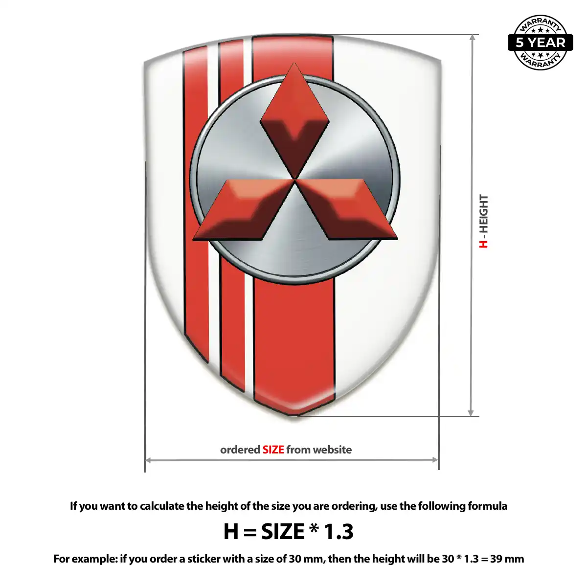 Mitsubishi Emblem Logo Badge Sleek Style