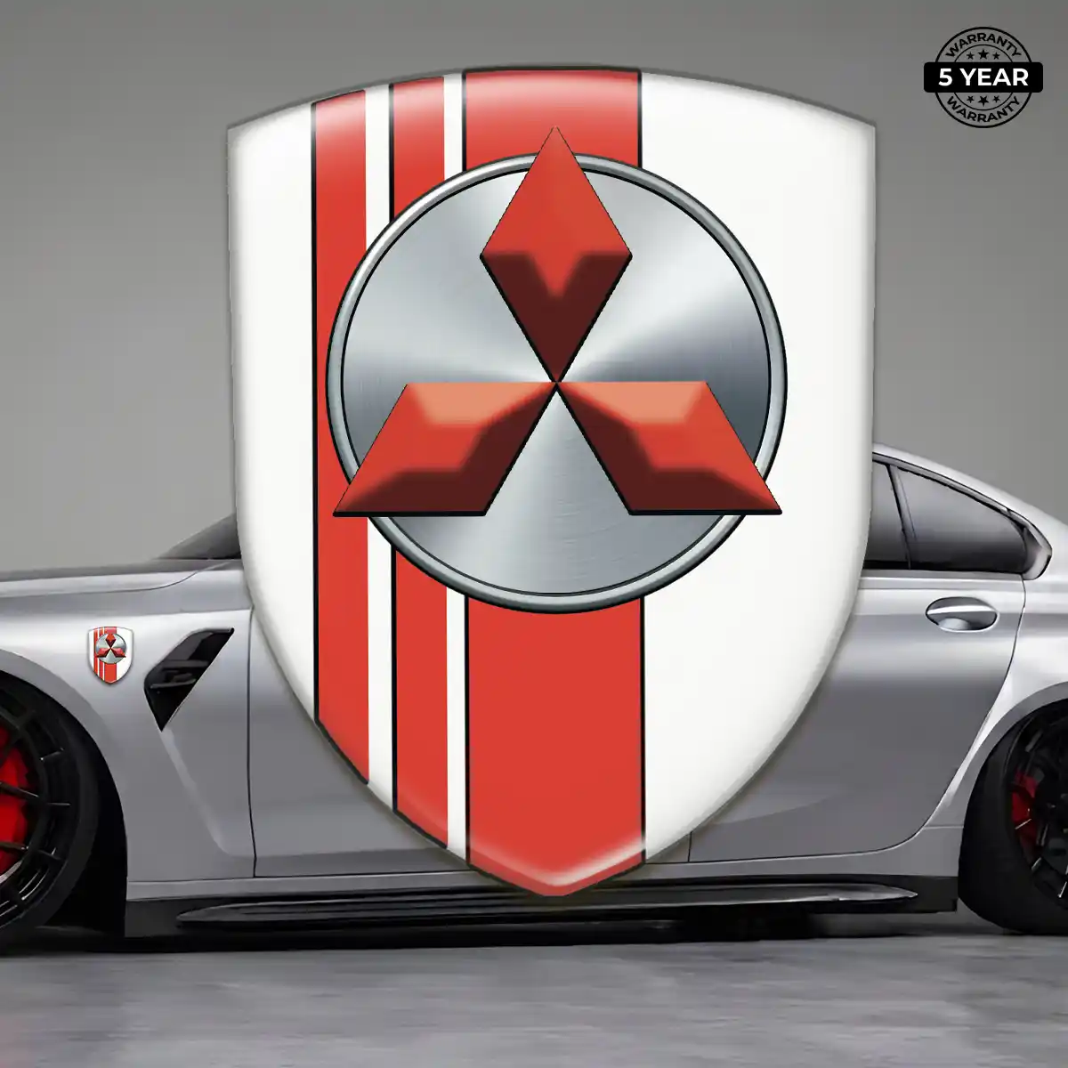 Mitsubishi Emblem Logo Badge Sleek Style