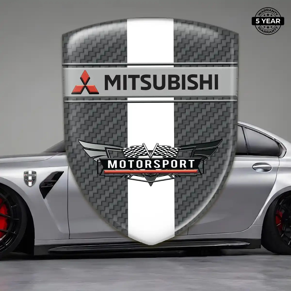 Mitsubishi Emblem Logo Badge Superior Craft
