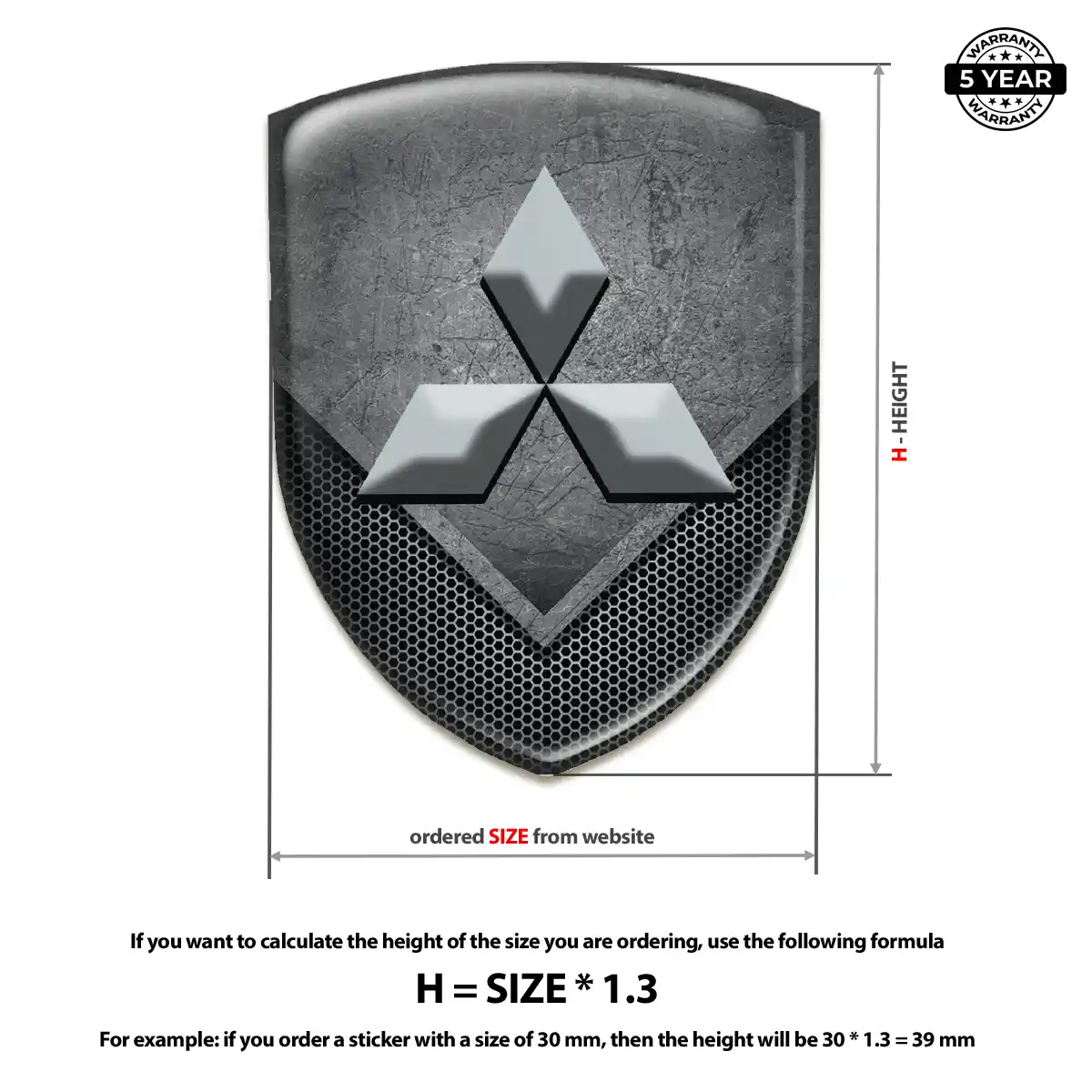 Mitsubishi Emblem Logo Deluxe Edition