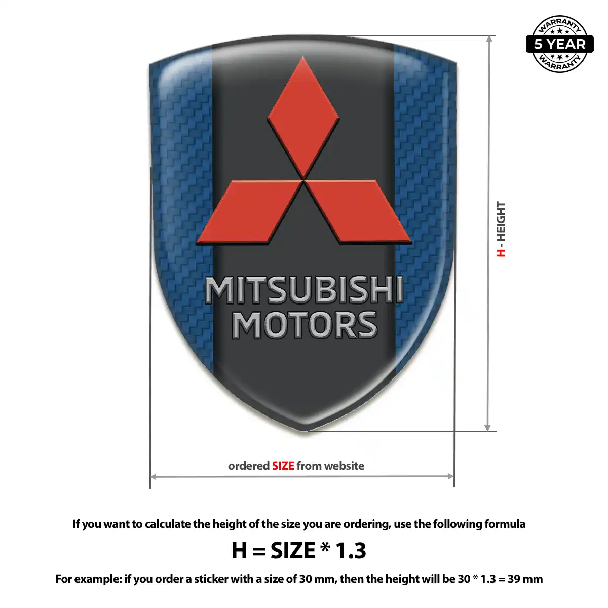 Mitsubishi Emblem Logo Prime Quality