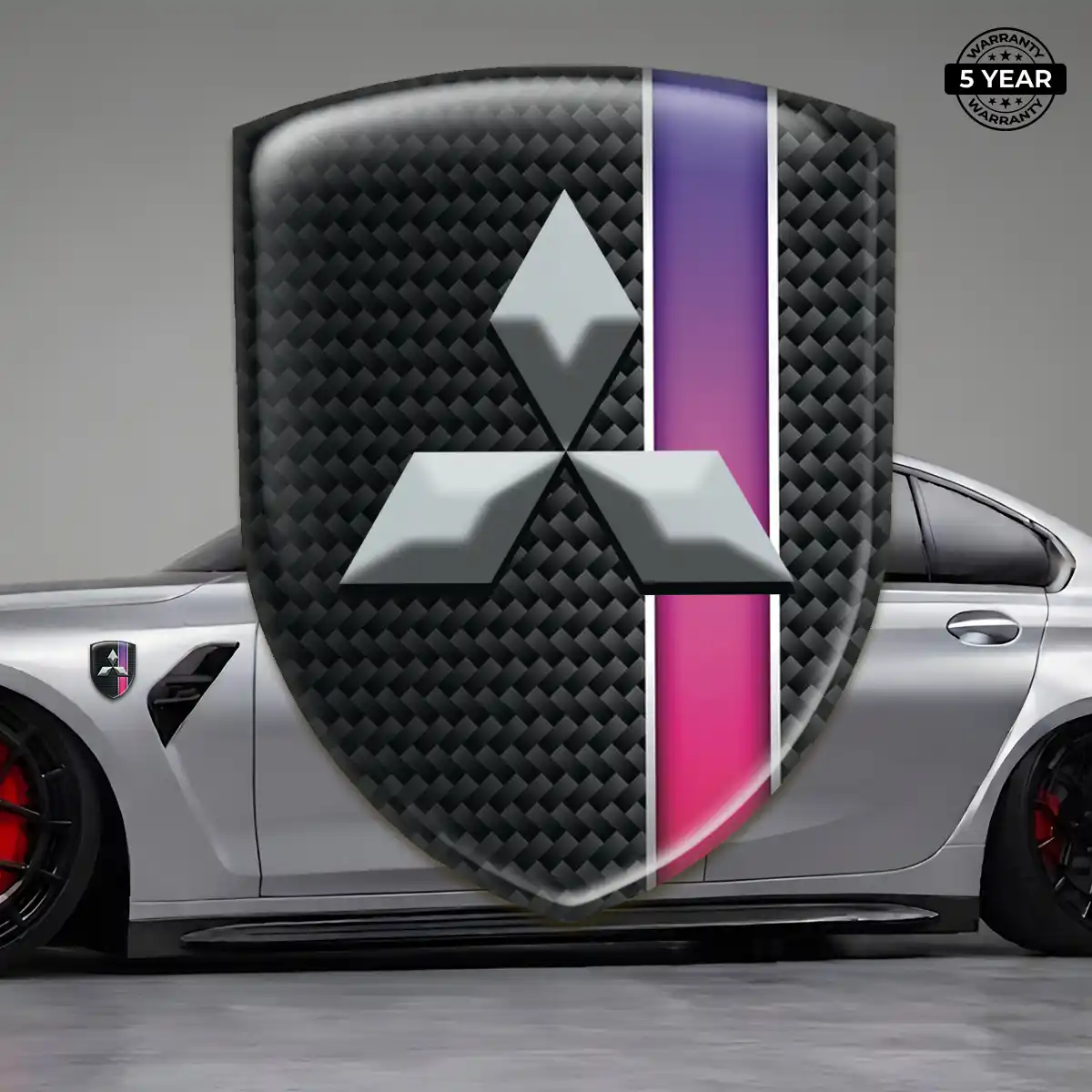 Mitsubishi Emblem Logo Signature Grade