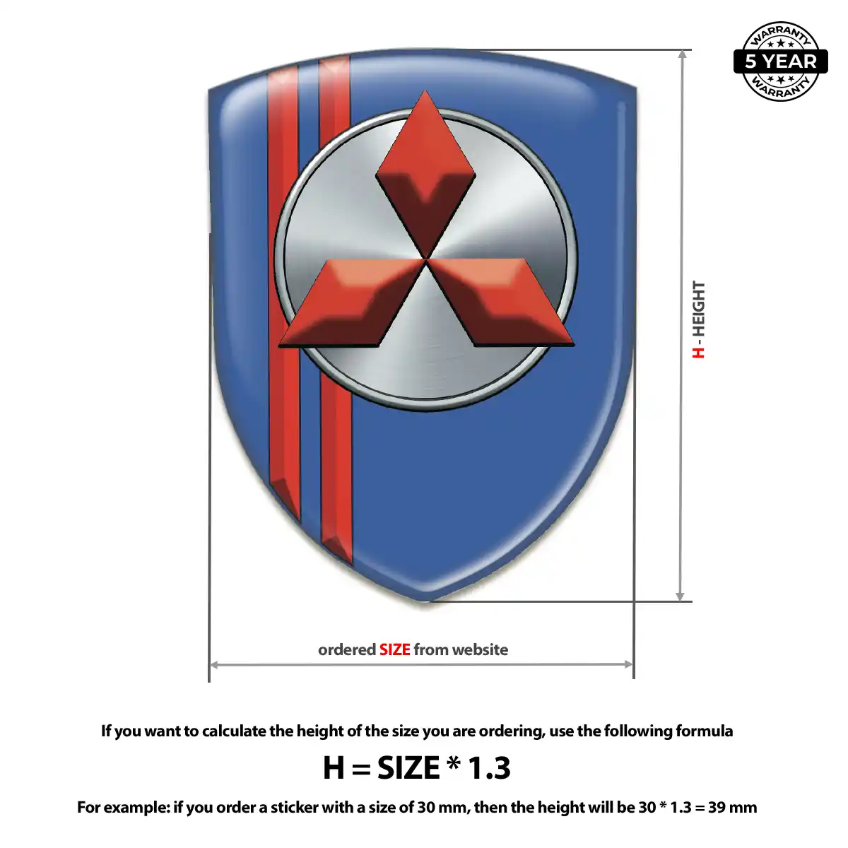 Mitsubishi Emblem Shield Exclusive Series