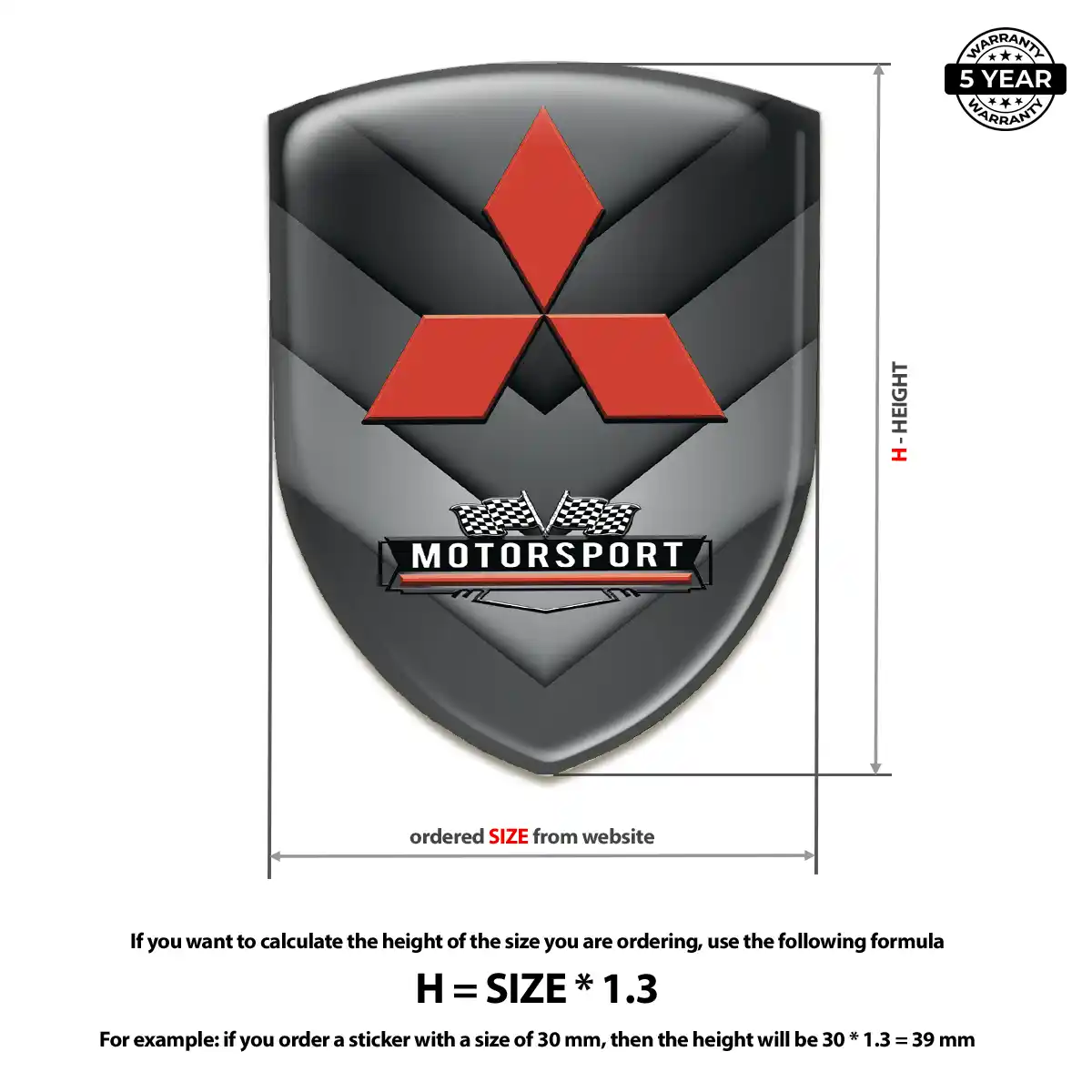 Mitsubishi Emblem Shield Refined Design