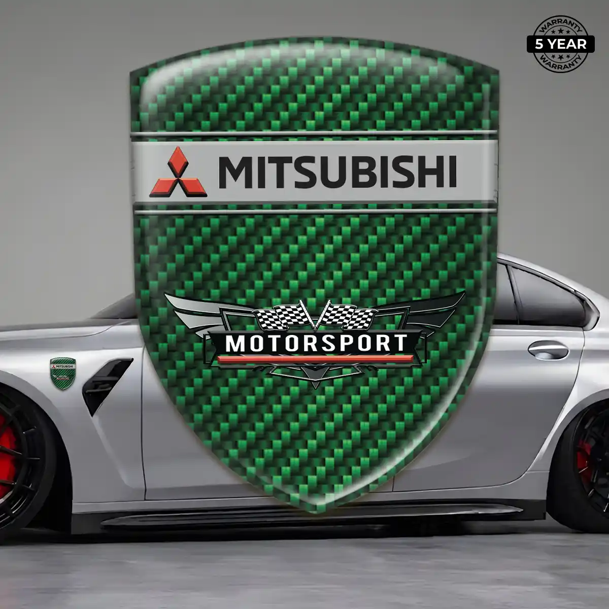 Mitsubishi Emblem Shield Signature Grade