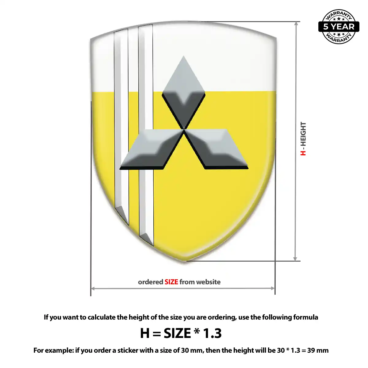 Mitsubishi Emblem Silicone Deluxe Edition