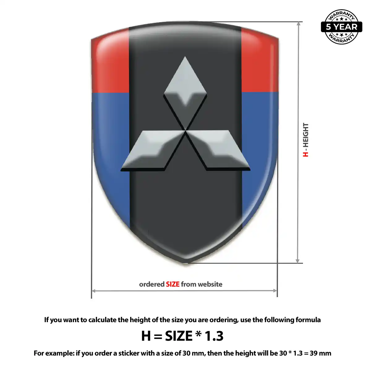 Mitsubishi Emblem Silicone Elite Edition