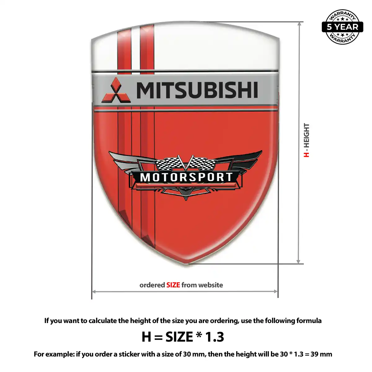 Mitsubishi Emblem Silicone Noble Edition