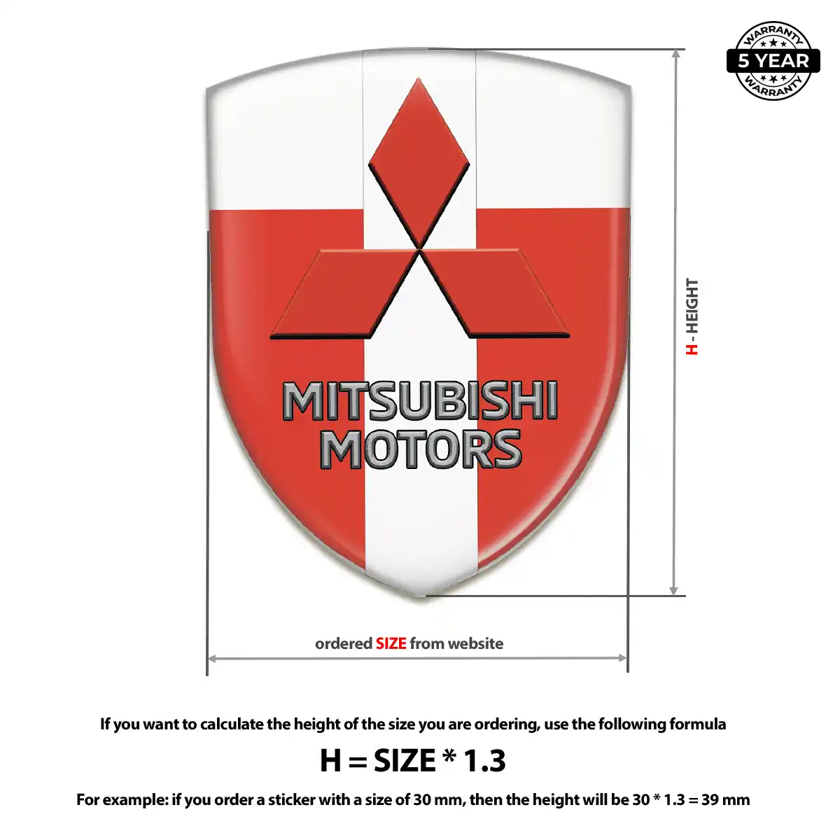 Mitsubishi Emblem Silicone Prime Quality
