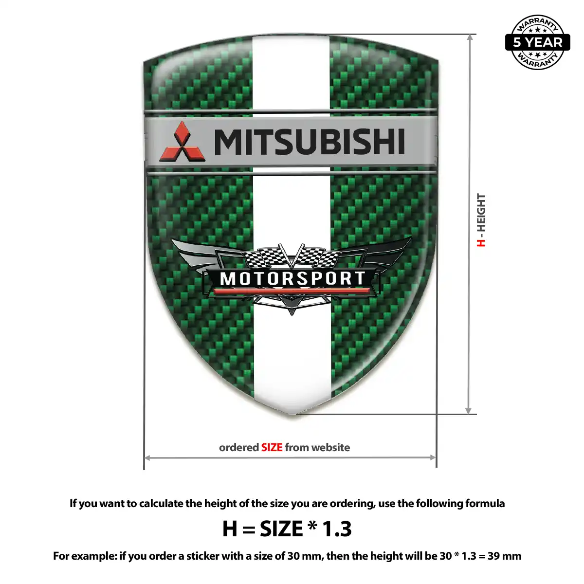 Mitsubishi Emblem Silicone Refined Design