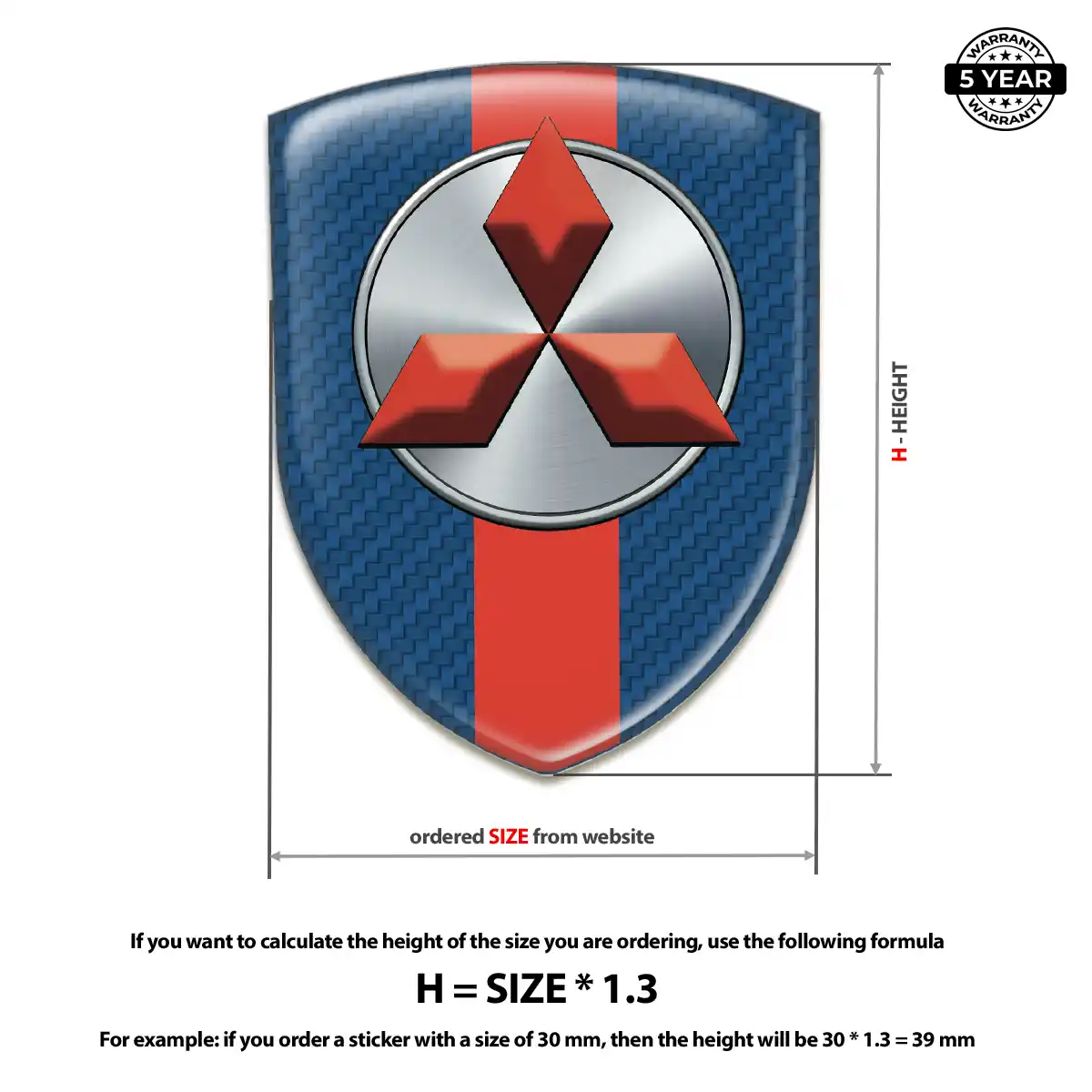 Mitsubishi Emblem Sleek Style