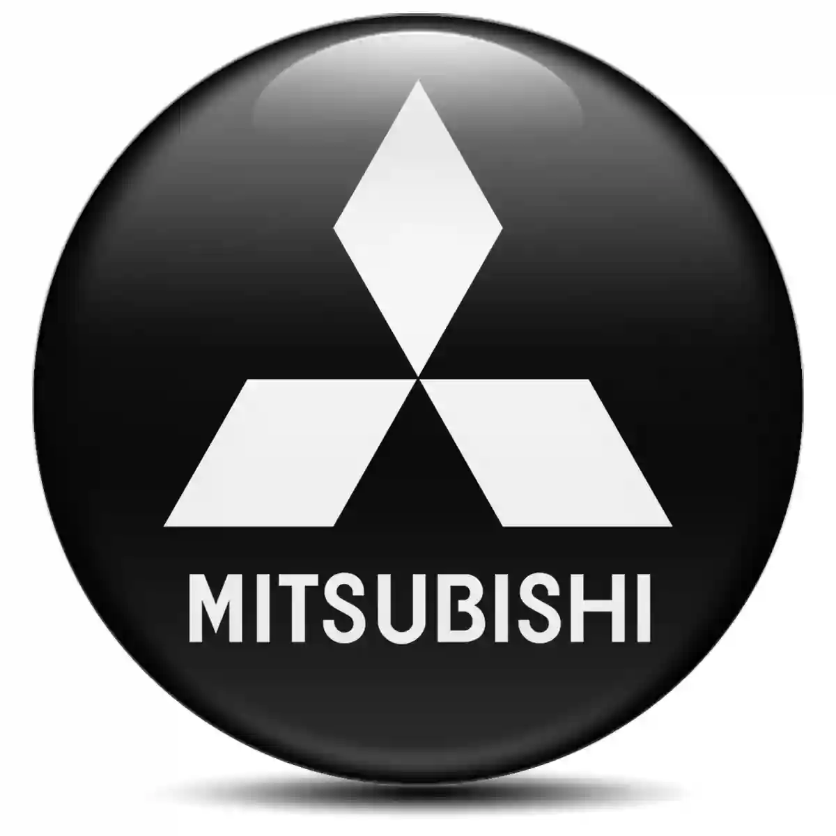 Mitsubishi Emblem Wheel Center Caps Sleek Style