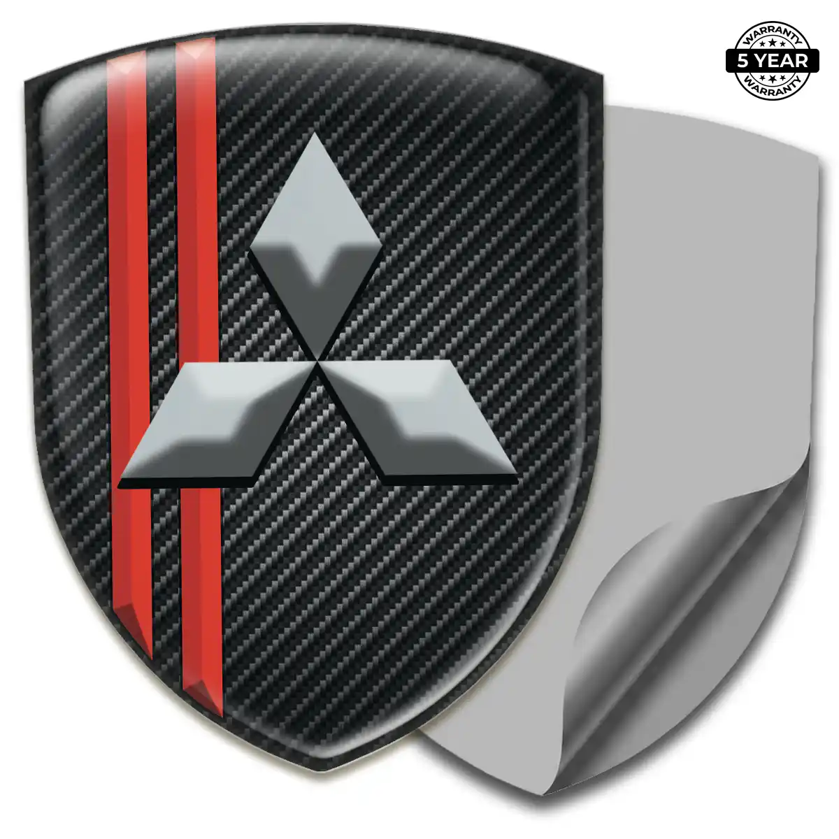 Mitsubishi Epoxy Domed Sticker Deluxe Edition