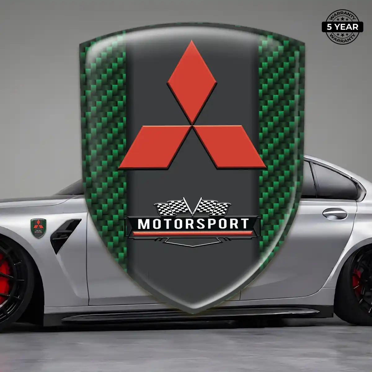 Mitsubishi Epoxy Domed Sticker Exclusive Series