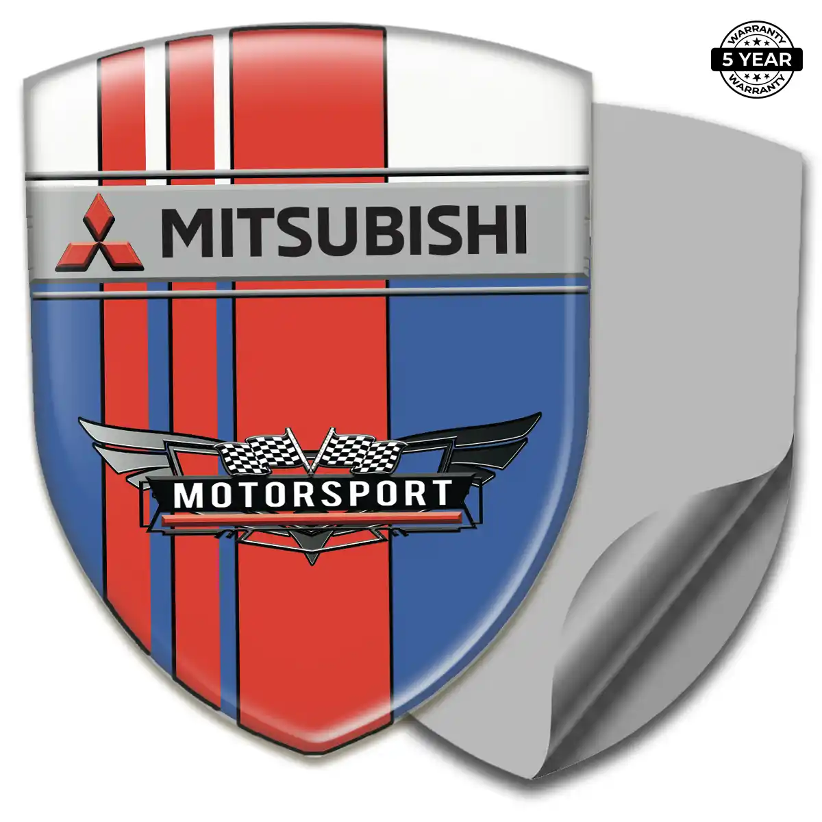 Mitsubishi Epoxy Domed Sticker Noble Edition