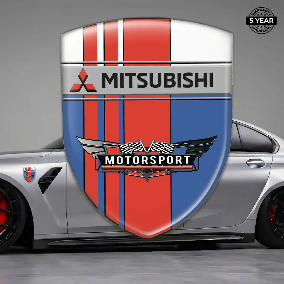 Mitsubishi Epoxy Domed Sticker Noble Edition