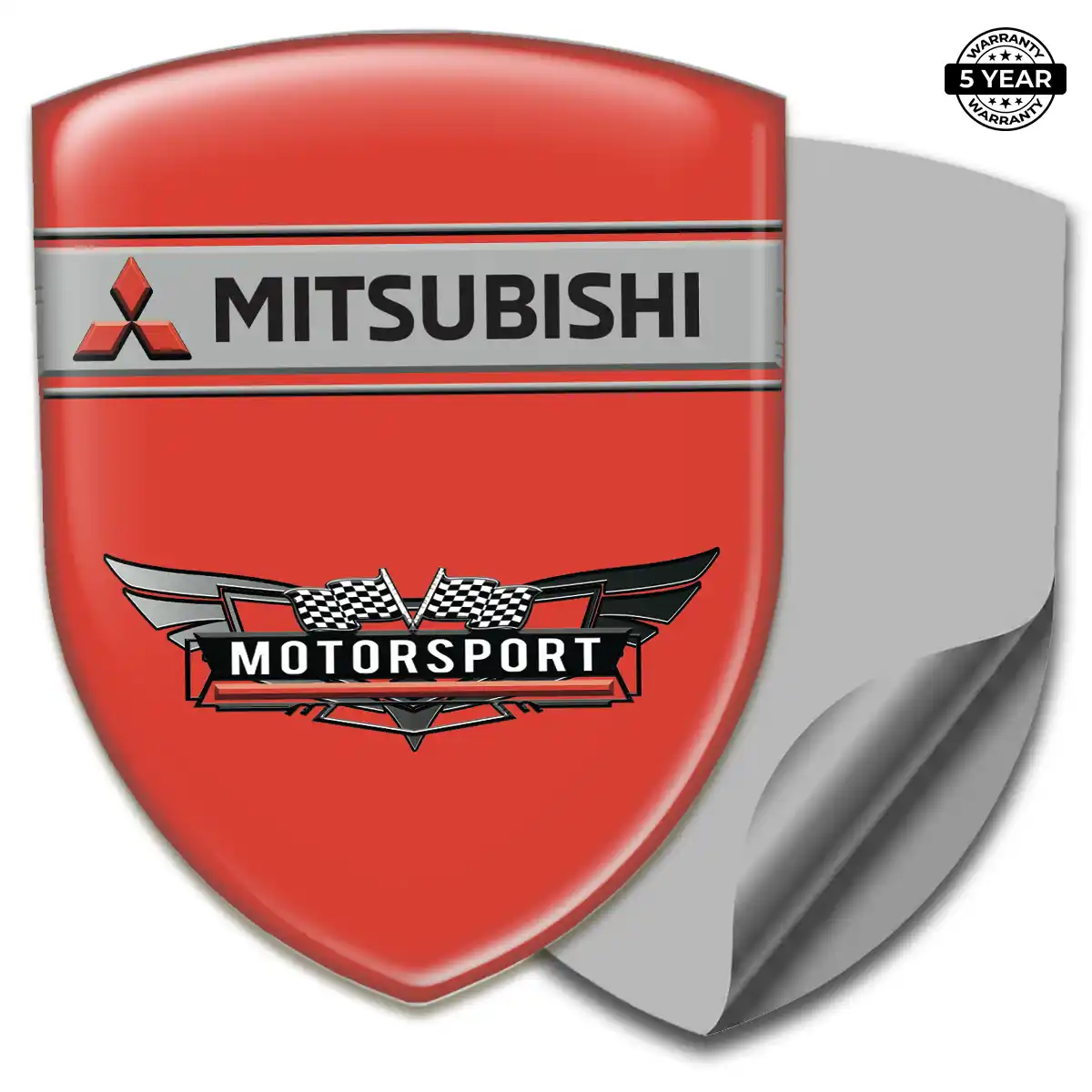 Mitsubishi Epoxy Domed Sticker Prestige Line