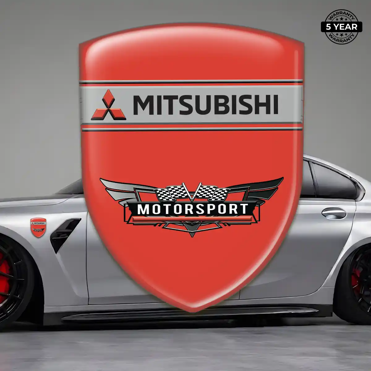 Mitsubishi Epoxy Domed Sticker Prestige Line