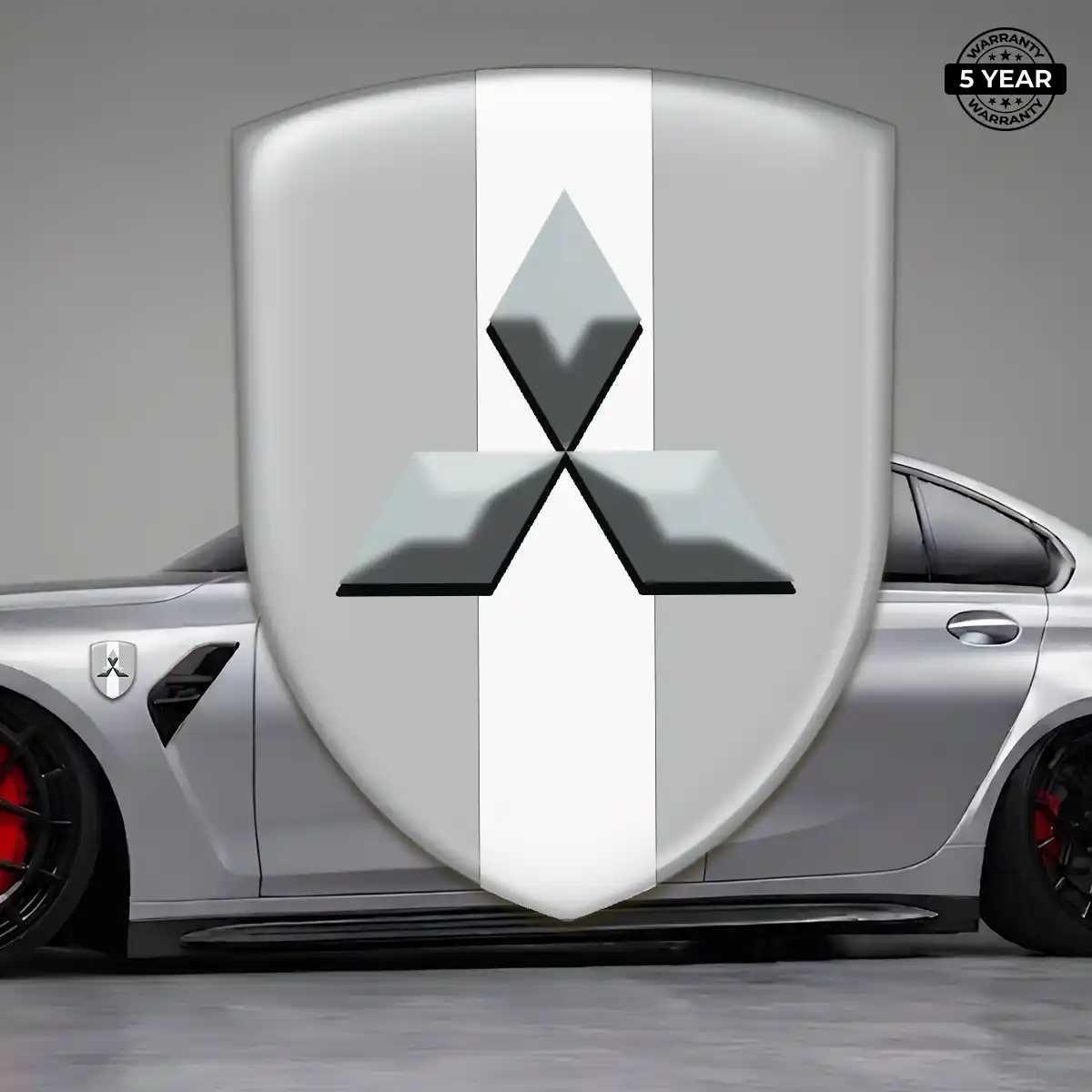 Mitsubishi Epoxy Domed Sticker Superior Craft