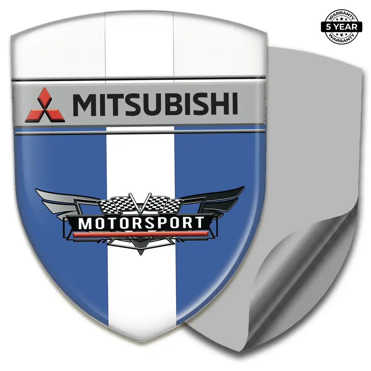 Mitsubishi Gel Badge Sticker Deluxe Edition